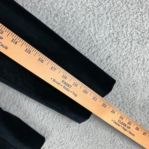 J. Crew 365 Going Out Blazer Jacket Women's 4 Black Velvet Stretch Open Front - Picture 12 of 14